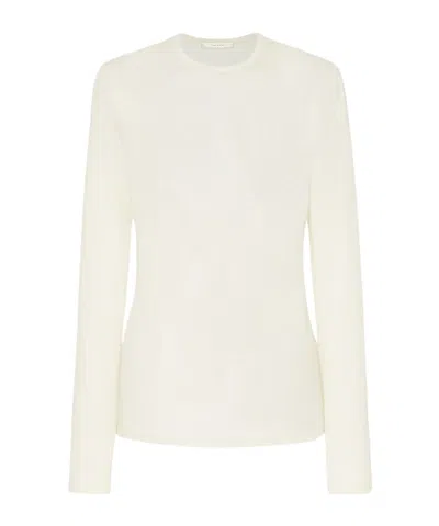 The Row Iverness Top In Neutral