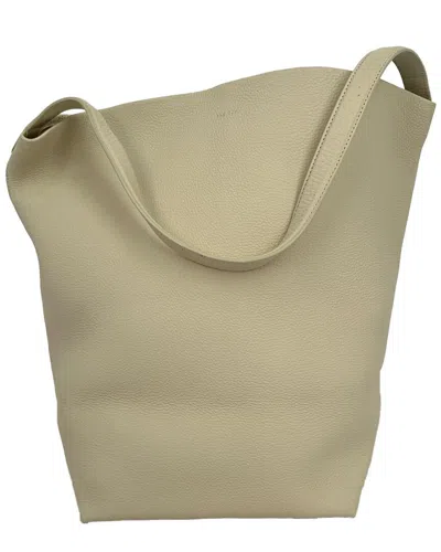 Pre-owned The Row Ivory Leather Park Tote (authentic Pre-loved)