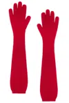 The Row Ivot Gloves In Firetruck