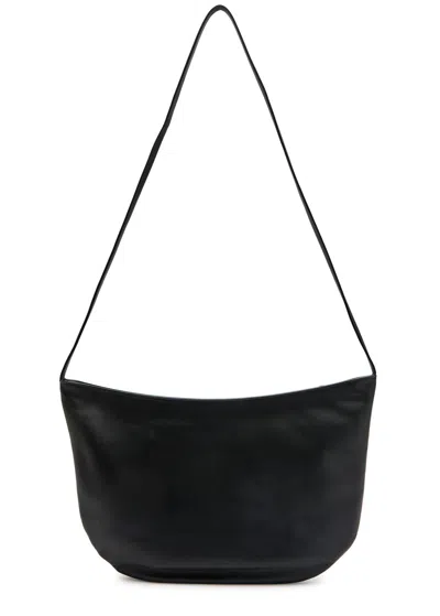 The Row Izzy Leather Cross-body Bag In Black