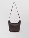 The Row Izzy North South Crossbody Leather Bag In Brown