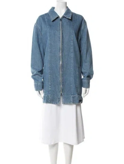 Pre-owned The Row Jacket In Blue