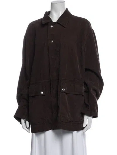 Pre-owned The Row Jacket In Brown