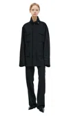 The Row Jacket With Patch Pockets In Black