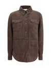The Row Gwena Jacket In Brown