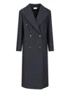 The Row Hariet Coat In Virgin Wool And Cashmere In Gray