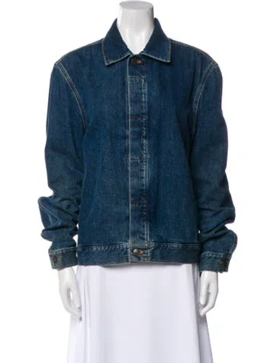 Pre-owned The Row Jaden Denim Jacket In Blue
