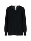 The Row Haius V-neck Wool Sweater In Black  