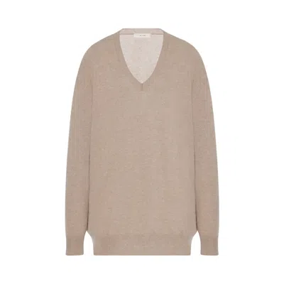 Pre-owned The Row Jairo Top 'beige Melange' | Tan | Women's Size S