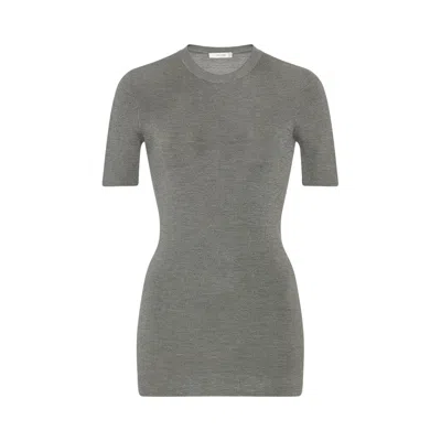 Pre-owned The Row Jannat Top 'grey Melange' | Women's Size S