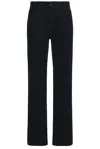 The Row Berkel Wool Blend Pants In Dark Blue