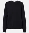 The Row Lambeth Cashmere Turtleneck Sweater In Blue
