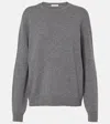The Row Jayad Cashmere Sweater In Grey