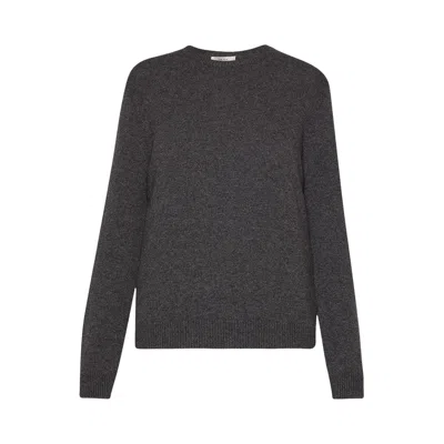 Pre-owned The Row Jayad Top 'gym Grey Melange' | Women's Size M