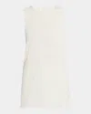 The Row Jaylen Longline Knit Top In White