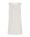 The Row Chic Cotton Ribbed Tank Top With Sophisticated Fit And Versatile Style In White