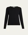 The Row Jazor Cashmere Top In Black