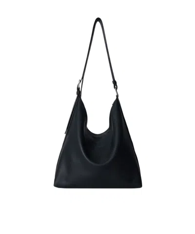 The Row Jean Shoulder Bag In Black
