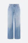 The Row Blue Eglitta Low-rise Straight-leg Jeans In Blue