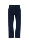 The Row Dark Blue Denim Riaco Jeans In Blue