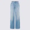 The Row Eglitta Straight-leg Denim Pants In Blue