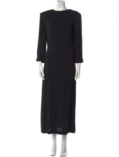 Pre-owned The Row 'jery' Midi Length Dress W/ Tags In Black