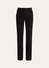 The Row Black Gala Trousers In Black