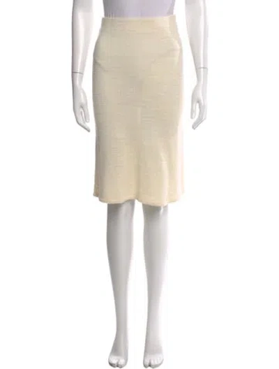 Pre-owned The Row Jesto Midi Length Skirt In Neutral