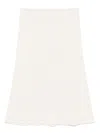 The Row Jesto Midi Skirt In Neutrals