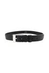 The Row Jewel Leather Belt In Silver