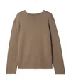 The Row Jhaio Cotton And Wool-blend Sweater In Brown