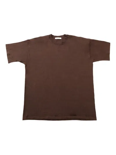 The Row Jockton T-shirt In 褐色