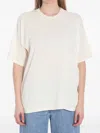 The Row Isha Oversize Cotton Jersey T-shirt In White