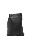 The Row Joe Leather Backpack In Black