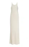 The Row Johanne Silk Slip Dress In White