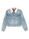 The Row Collared Jacket With Chest Pockets And Long Sleeves In Blue