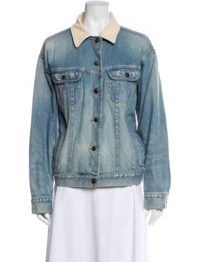 Pre-owned The Row Jorelle Denim Jacket In Blue