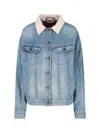 The Row 'jorelle' Jacket In Blue
