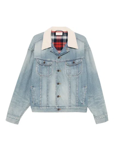 The Row Joret Denim Jacket In Blue