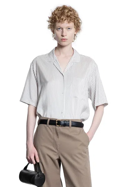 The Row Jorge Shirt In Gray