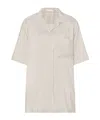 The Row Striped Short-sleeve Shirt