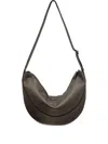 The Row Jouve Leather Shoulder Bag In Brown