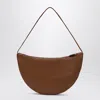 The Row Jouve Light Brown Leather Bag In Brown
