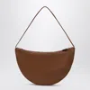 The Row Jouve Light Brown Leather Bag In Brown