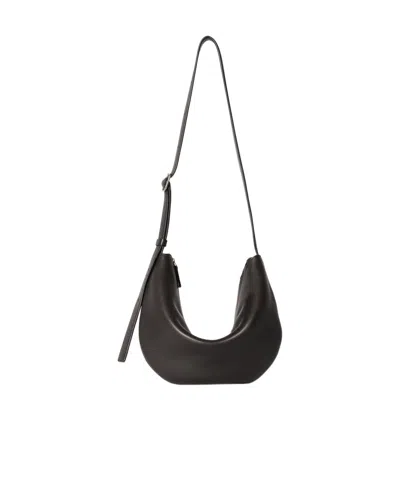 The Row Jouvette Bag In Leather In Brown
