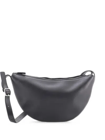 Pre-owned The Row Jouvette Bag Leather Shoulder Bag In Black