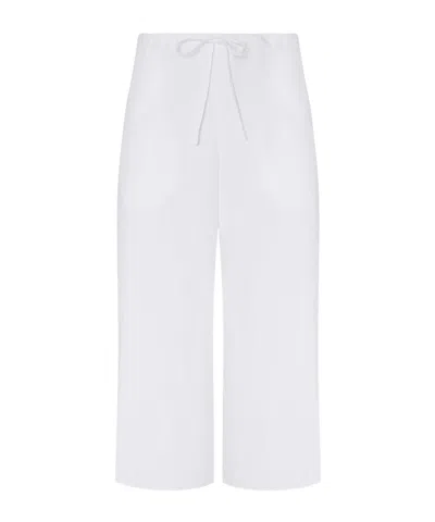 The Row Jubin Nine-cent Casual Pants In White