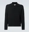 The Row Judi Cashmere Polo Sweater In Black