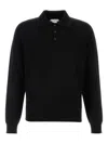 The Row Cashmere Polo Shirt Judi In Black