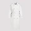 The Row Beige Sand Cotton June Coat In San Sand